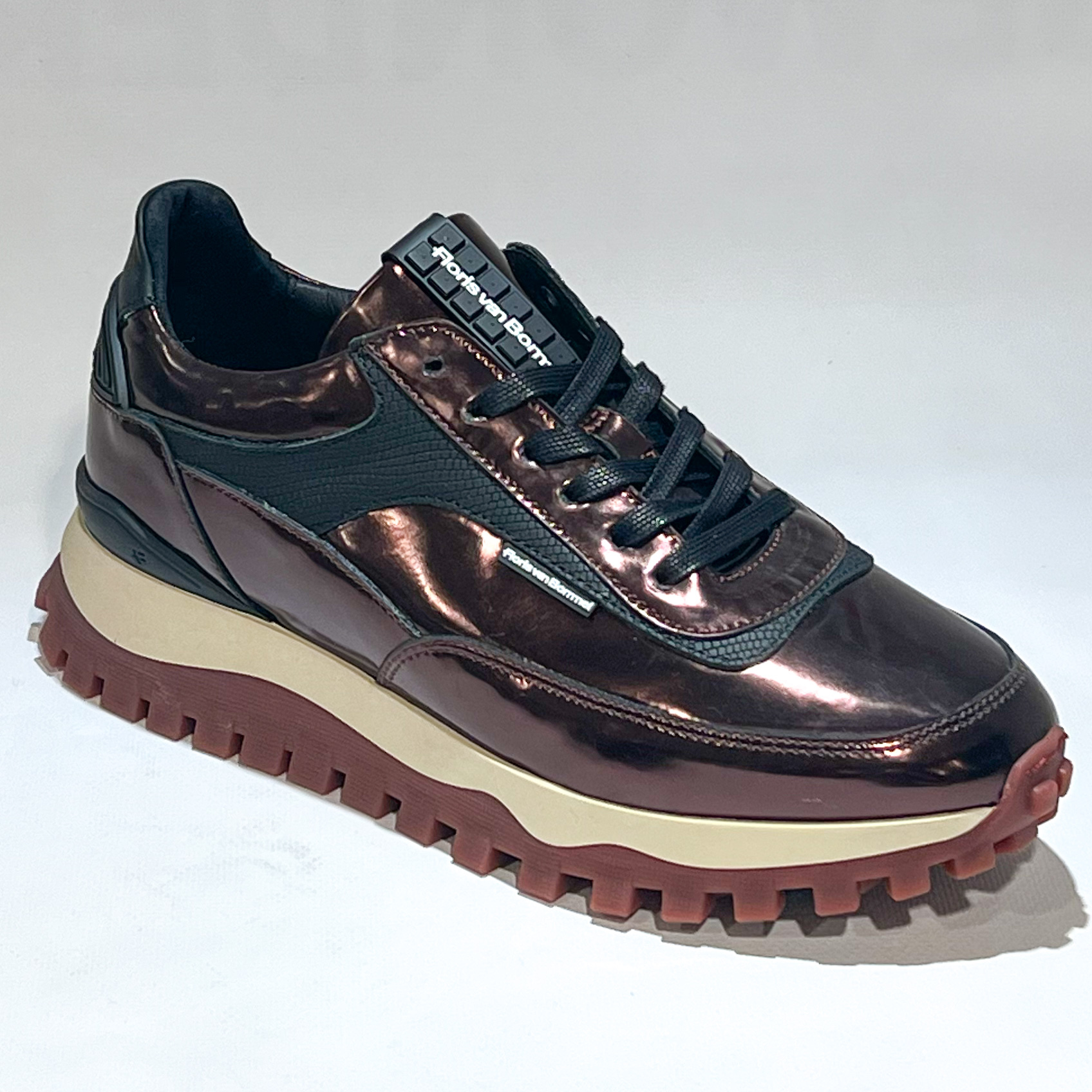 Running Shoe Floris Van Bommel Sneaker Rot Blokki