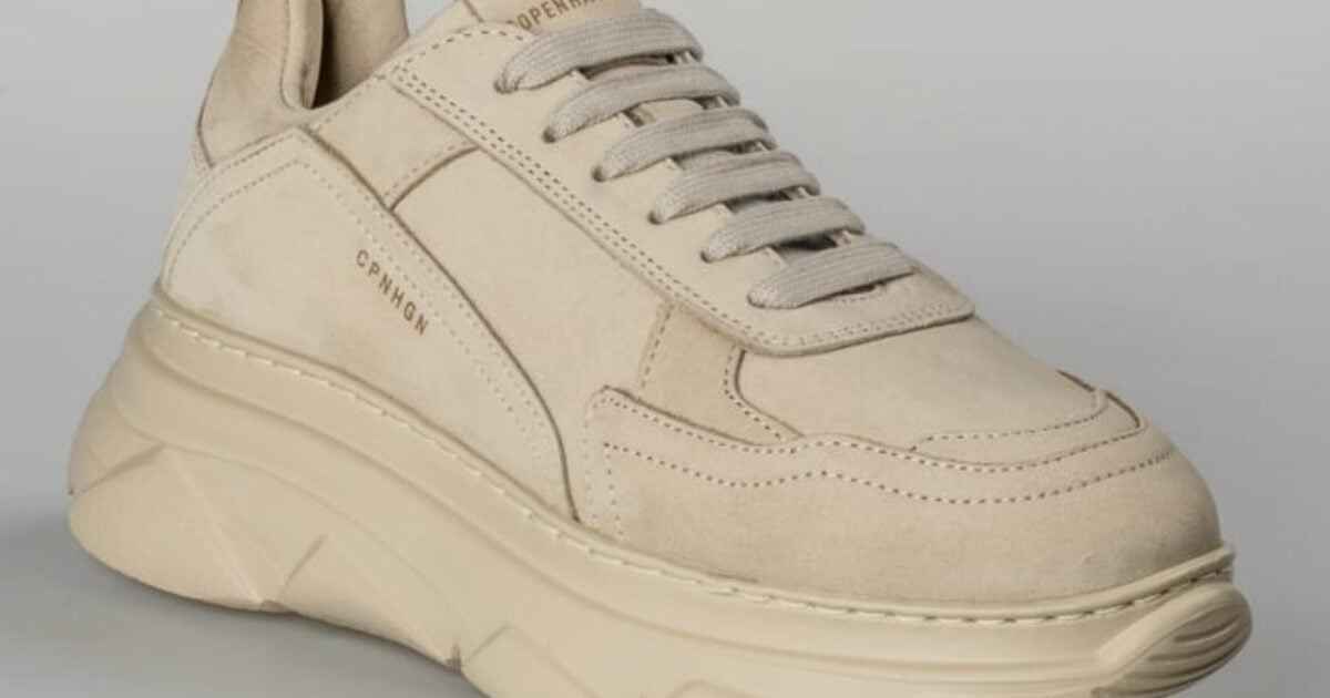 Cph40 Nabuc Nature COPENHAGEN Sneakersy CPH46 Krémová