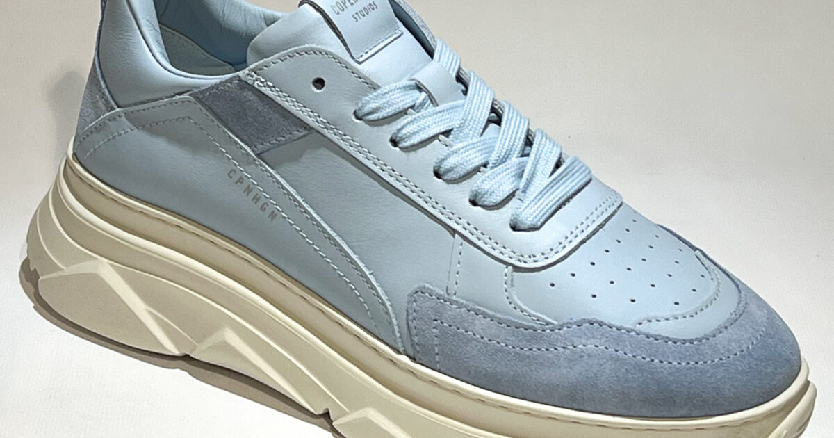 Copenhagen Studios CPH46 Leather mix light blue Ten Eekelder Schoenen