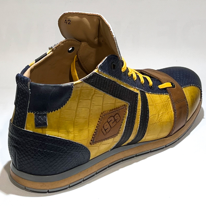KAMO GUTSU TIFO-130 BLU-LEMON-TAUPE - KAMO GUTSU
