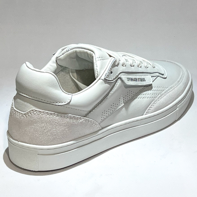 Copenhagen Studios CPH90M leather mix white/white - Copenhagen Studios