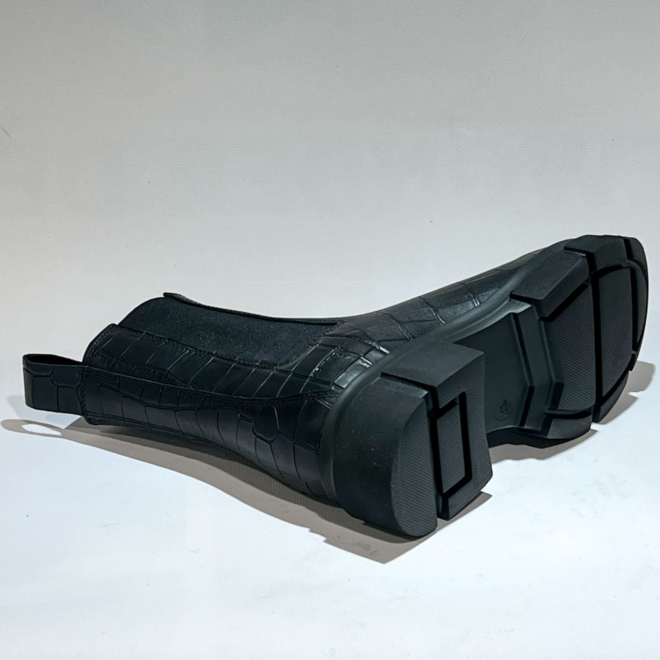 Copenhagen Studios CPH570 croco leather black - Copenhagen Studios