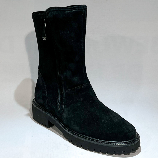PAUL GREEN 8282 -008 Suede black - PAUL GREEN