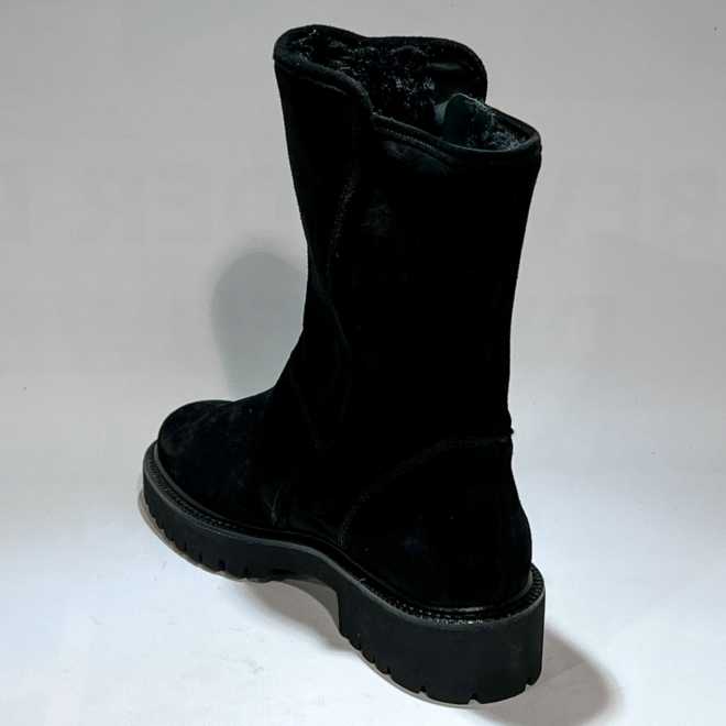 PAUL GREEN 8282 -008 Suede black - PAUL GREEN