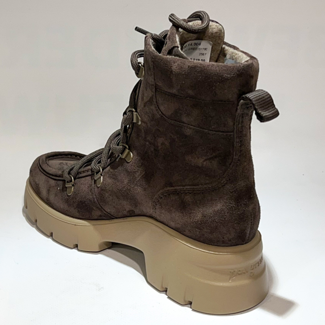 PAUL GREEN 8237 -028 Suede mocca - PAUL GREEN