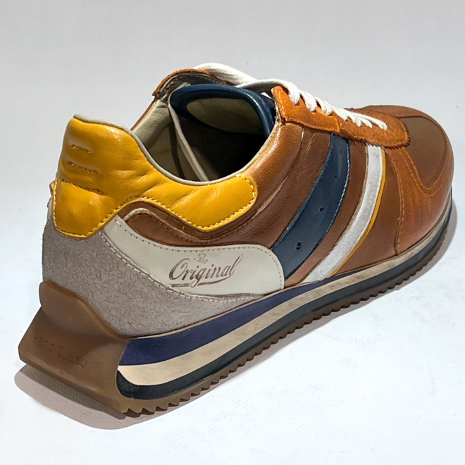 KAMO GUTSU Giro-005 Arancio- denim - KAMO GUTSU
