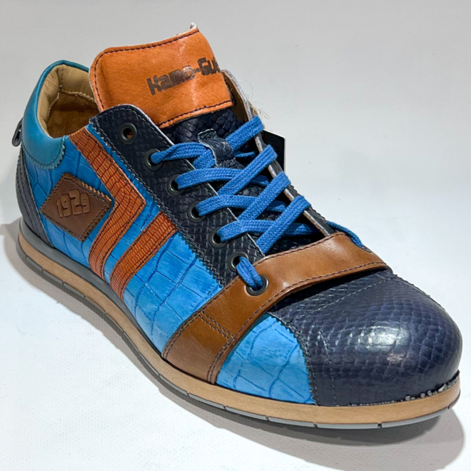 KAMO GUTSU TIFO-030 NAVY-AZZURO-ARANCIO - KAMO GUTSU