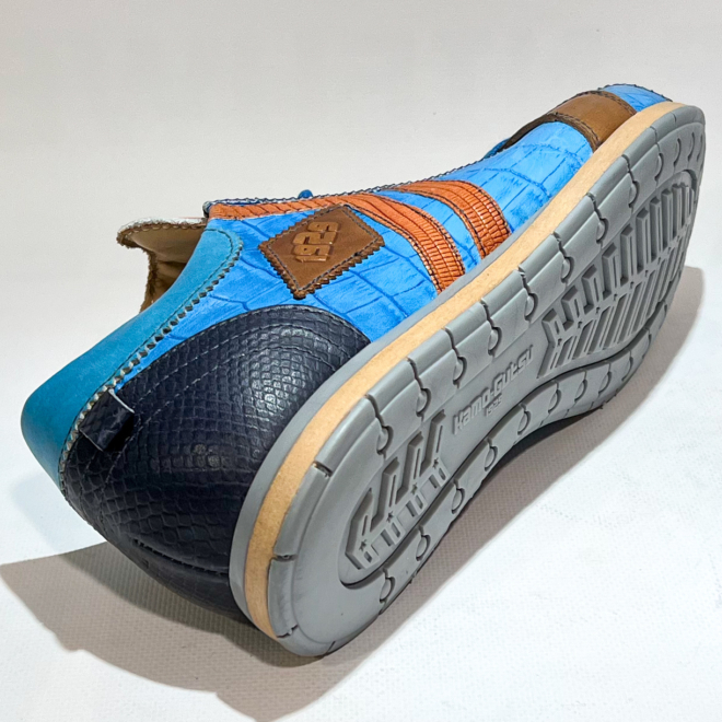 KAMO GUTSU TIFO-030 NAVY-AZZURO-ARANCIO - KAMO GUTSU