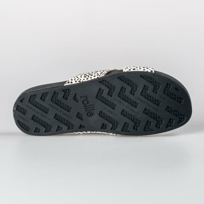 ROLLIE TIDE CROSS SLIDE SNOW LEOPARD - ROLLIE