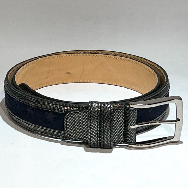 HARRIS 10 Pinel metal/cam. piuma blu